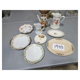 old rose pattern dishes