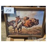 interesting Indian & Buffalo art