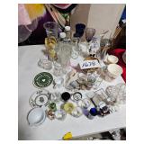 collectible glassware, etc.
