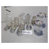 glass jars