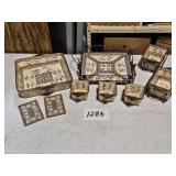 decorative serving dish set