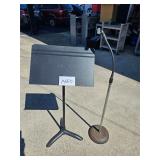 music and mic stand
