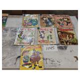 various vintage comicbooks