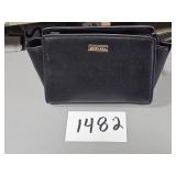 NEW Korvara mini saffiano satchel, black