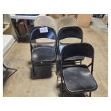 5 folding chairs