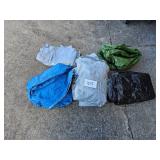 small plastic tarps - good for mower