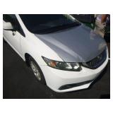 2013 HONDA CIVIC ( NO STEERING WHEEL AIRBAG)