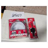 4-1/8" hole saw & arbor