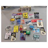 fishing tackle, lures, etc.