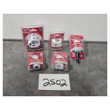 (5) milwaukee hole saws