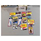 fishing tackle, lures, etc.