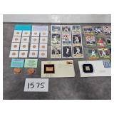 collectible medallions, stamps, baseball cards collectible medallions, stamps, baseball cards