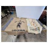 2 Burlap bags
