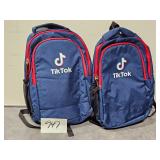 2 NEW Tik Tok backpacks with school supplies