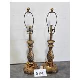 2 lamps