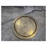 large brass decor piece