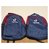 2 TIK TOK back packs with supplies