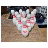 10 bowling pins - use for sports decor