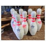 8 bowling pins - good for sports decor