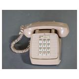 vintage push button desk phone