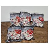 5 NEW PACKS OF GOLF TEES
