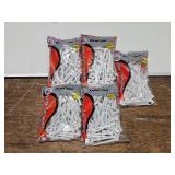5 NEW PACKS OF GOLF TEES