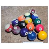 pool balls