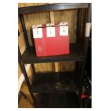 3 Four tier shelves