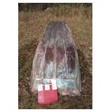 Flat bottom aluminum boat