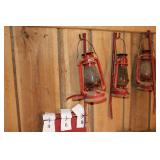 3 barn Lanterns