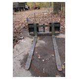 Quick attach pallet forks