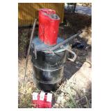 55 gallon drum, gas tank, cant hook