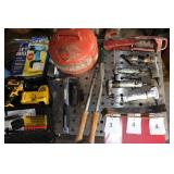 Air tools, drill, batteries, hammer