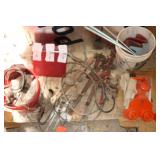 Chain binders with cable and new trolley