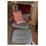 Rocking chair and stool