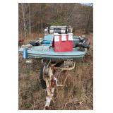 Astroglass fiberglass boat, mercury 50 horsepower