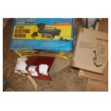 Electric winch and power feed