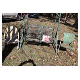 Swing and chairs