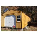 16 ft x 40 ft building 10 ft roll up door