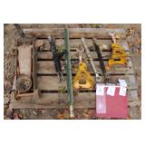 Jack, jack stands, top links, draw bar