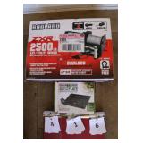 New 2500 utility winch and winch mounting plate