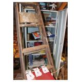 Cabinet, shelf, and contents