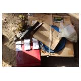 Hitch, grease pump, and boat anchor