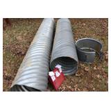 Galvanized drainage pipes
