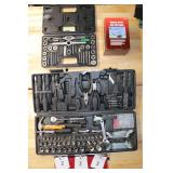 Tap and die set, socket set, and other tools