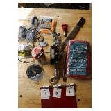 Cable puller with shop towels