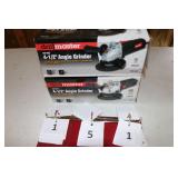 2 Bauer  4-1/2" Angle grinders