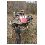 Astroglass Boat  fiberglass Mercury Motor