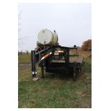 Albright Gooseneck tandem axle trailer