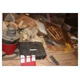 Cabinet, recliner, and miscellaneous items